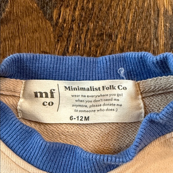 Minimalist Folk Co. Kids Colorful Sweatshirt - Red and Blue - Picture 2 of 3